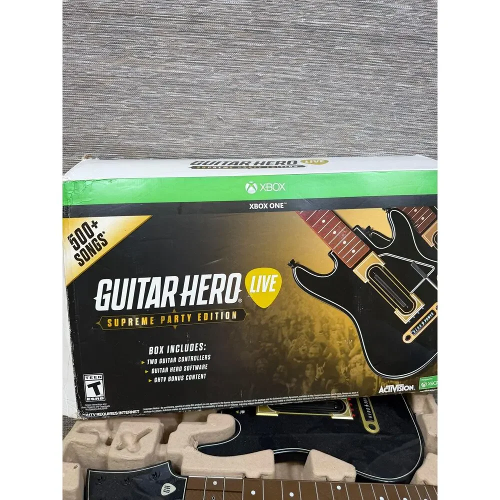 Guitar Hero Live Supreme Party Edition No Game, No Dongle, Guitars and Box Only